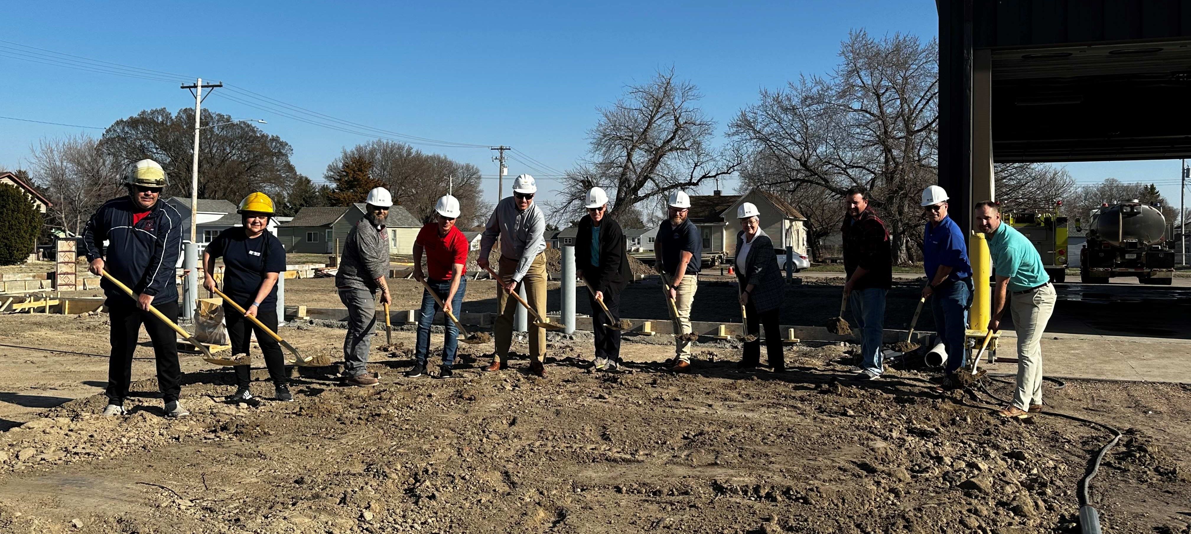 Gibbon Firehouse Groundbreaking